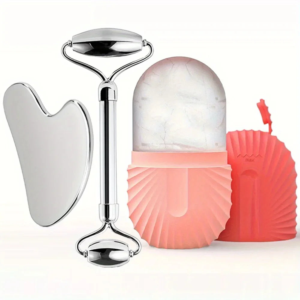 3-Piece Ice Sculpt Facial Roller Set