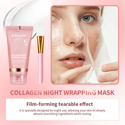 Lakerain Collagen Overnight Mask & Brush Set